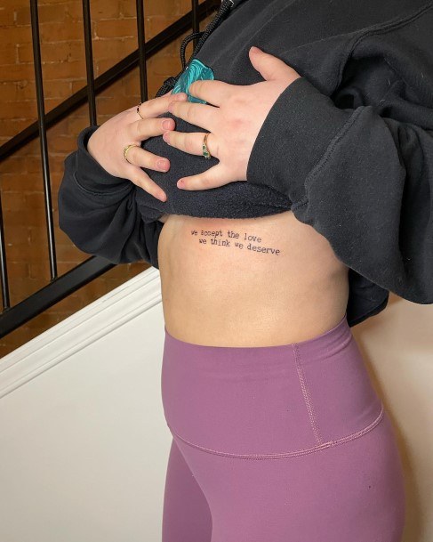 Incredible Typewriter Tattoo For Ladies