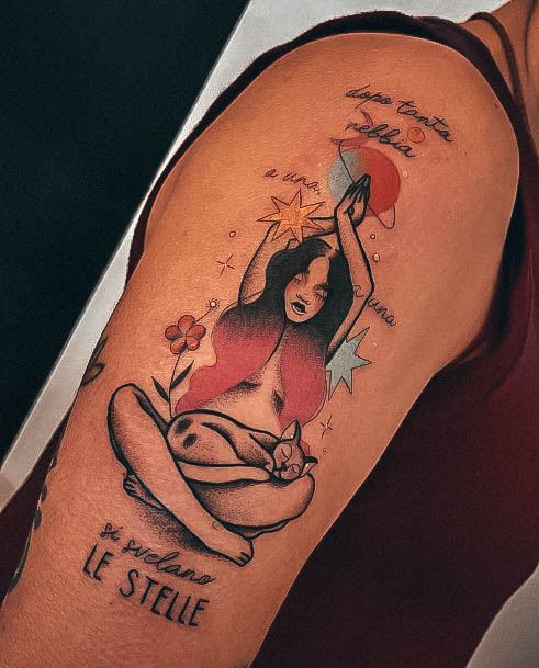 Incredible Yoga Tattoo For Ladies