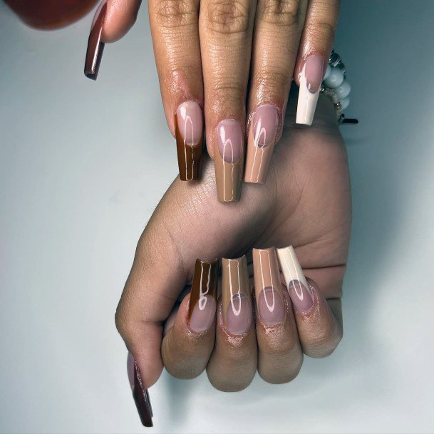 Incyellowible Brown Dress Fingernail For Ladies