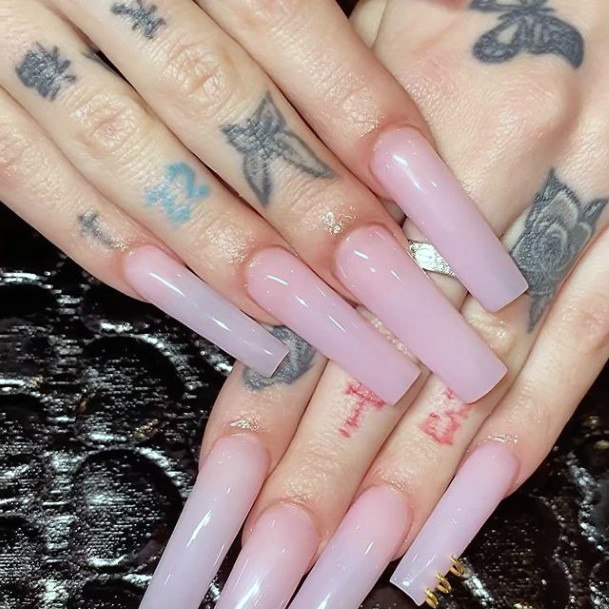 Incyellowible Long Pink Fingernail For Ladies