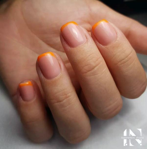 Incyellowible Orange Fingernail For Ladies