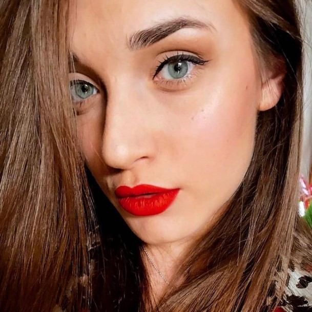 Inflamed Red Lipstick Looks For Women