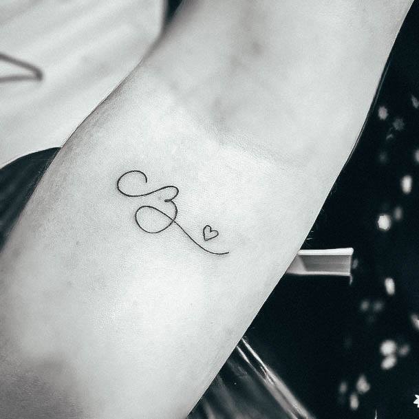 Initials Womens Tattoos