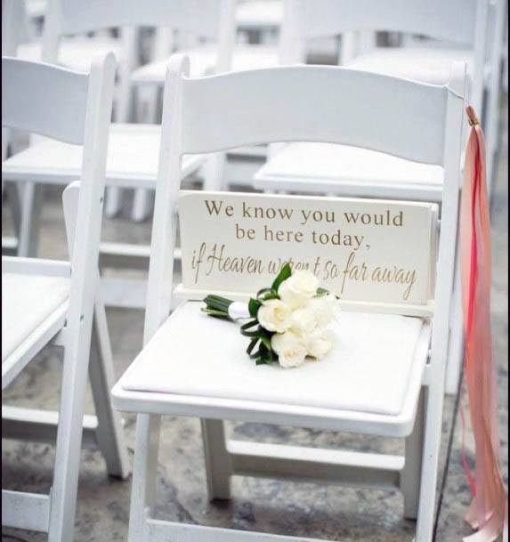 Inspiring Seat For Angle In Heavan Cute Wedding Ideas