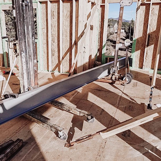 Install Structural Steel How To Build Your Own House