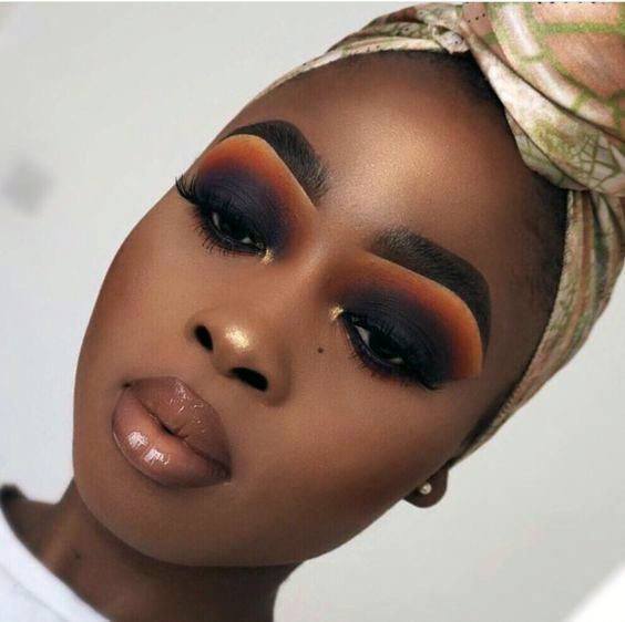 Intense Orange Cool Eyeshadow Women