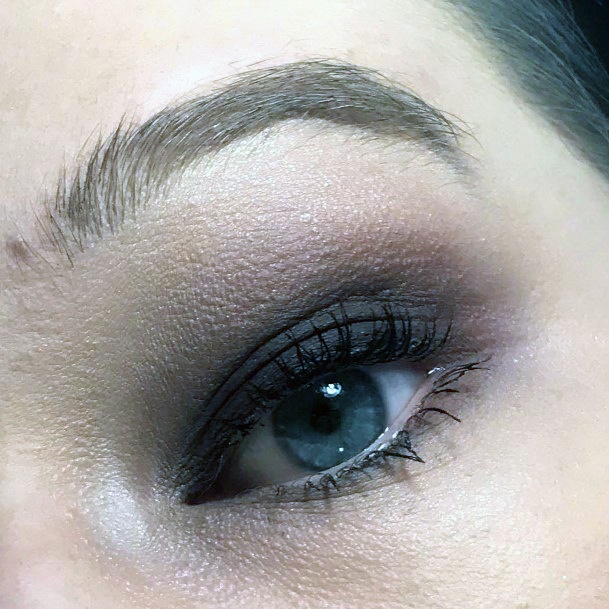 Intensely Dark Brown Eyeshadow Women