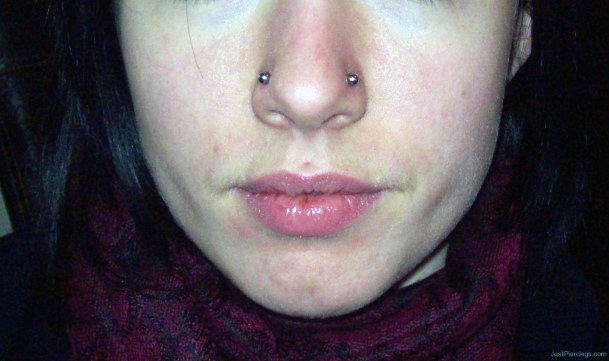 Intriguing Nasalang Nose Piercing Idea For Girls