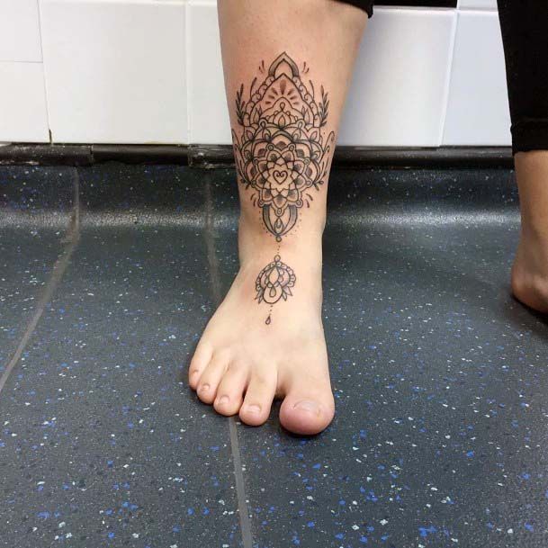 Intrinsic Art Tattoo Womens Ankles