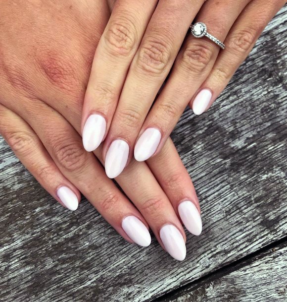 Ivory Blush Pink Nails For Women