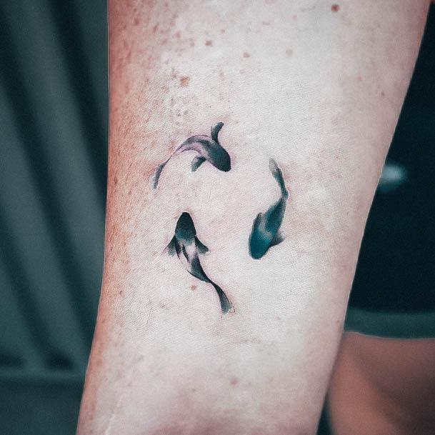 Japanese Koi Fish Girls Tattoo Ideas