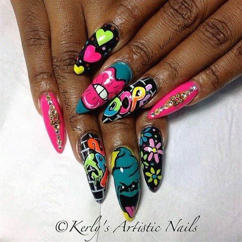 Jazzy Colorful Nail Ideas For Women