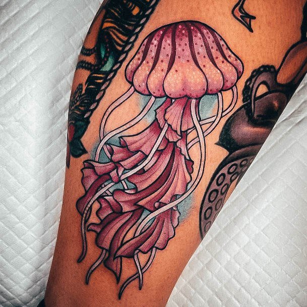 Jellyfish Tattoo Design Inspiration For Women