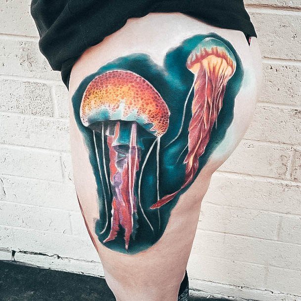 Jellyfish Tattoos Feminine Ideas