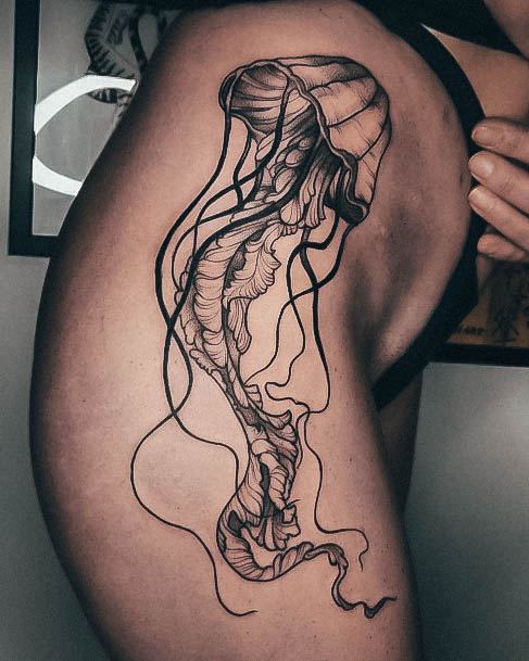 Jellyfish Tattoos For Girls