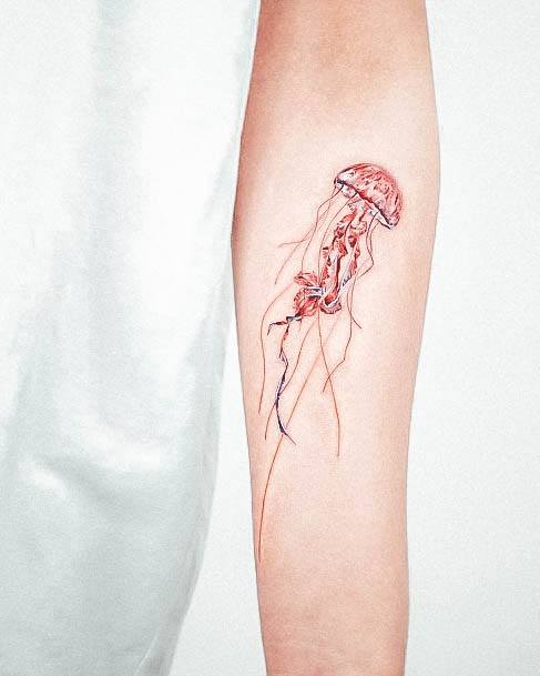 Jellyfish Womens Tattoo Ideas