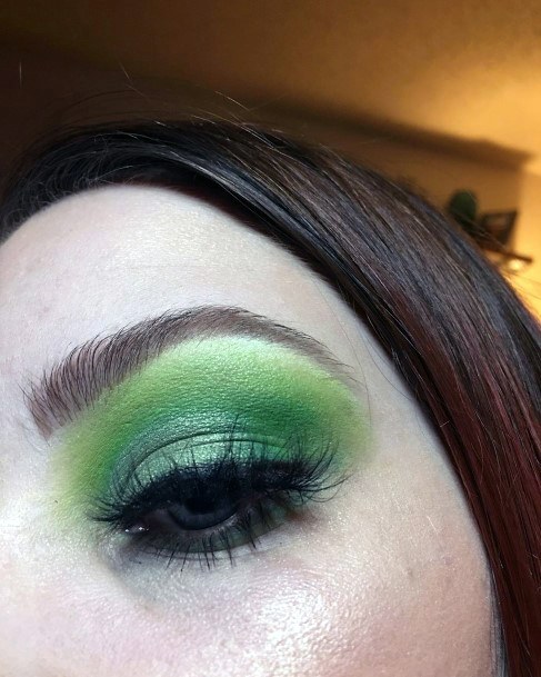 Juicy Dark Green Lemony Eyeshadow Women