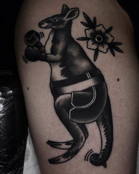 Kangaroo Female Tattoo Designs