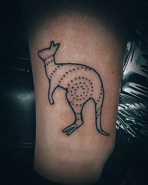 Kangaroo Kangaroo Tattoo Designs For Women