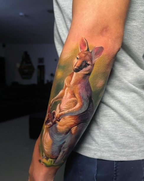 Kangaroo Womens Tattoo Ideas