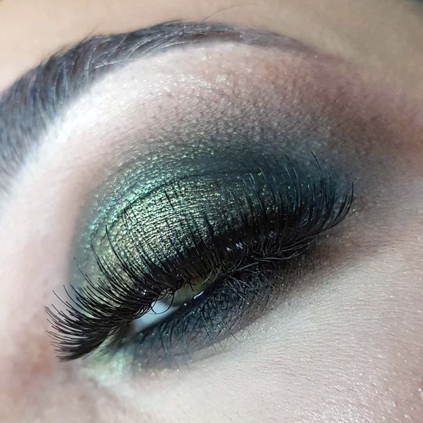 Khakhi Shades Of Green And Brown Eyeshadow Women