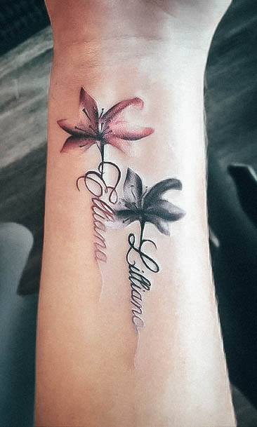 Kids Name Tattoo For Ladies