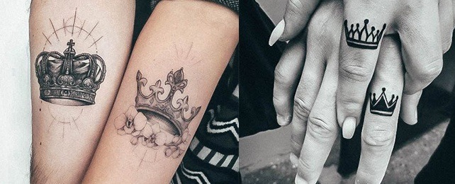 100 Beautiful King And Queen Tattoos For Couples