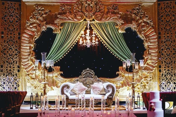 Kingly Wedding Stage Decorations