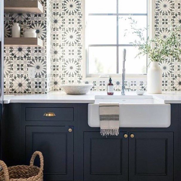 Kitchen Backsplash Ideas With Patterned Tiles
