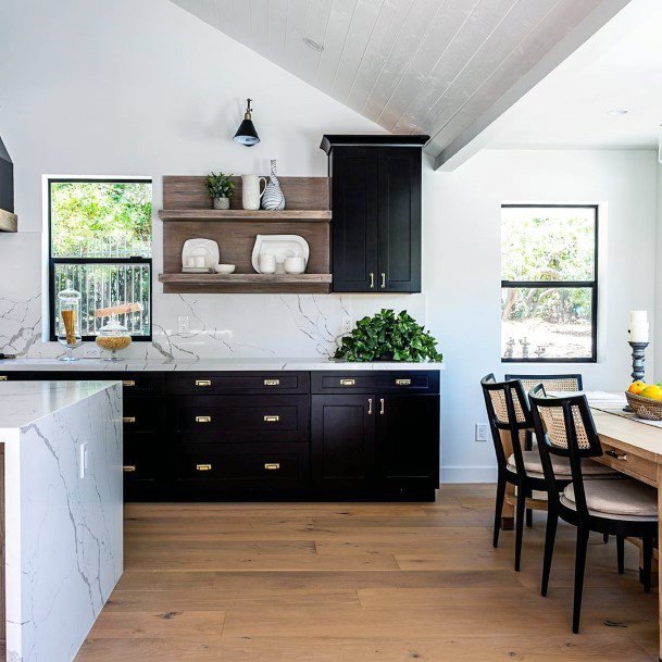 Kitchen Cabinet Ideas Black Inspiration