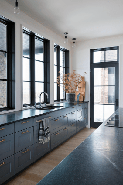 Kitchen Countertop Design Ideas Grey Soapstone