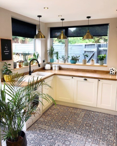 Kitchen Flooring Ideas Bohemian Tile Design Inspiration