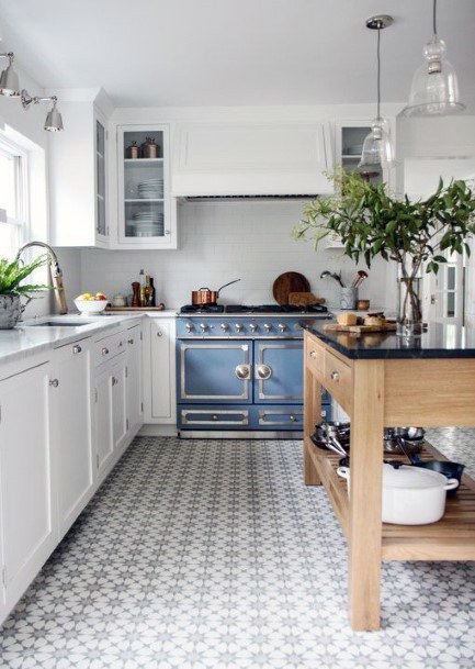 Kitchen Flooring Ideas Patterned Tile Designs
