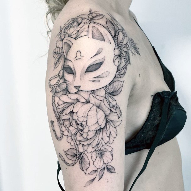 Kitsune Girls Tattoo Ideas