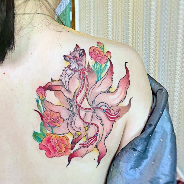 Kitsune Tattoo For Ladies