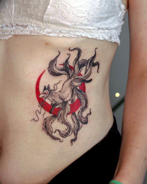 Kitsune Tattoos Feminine Ideas