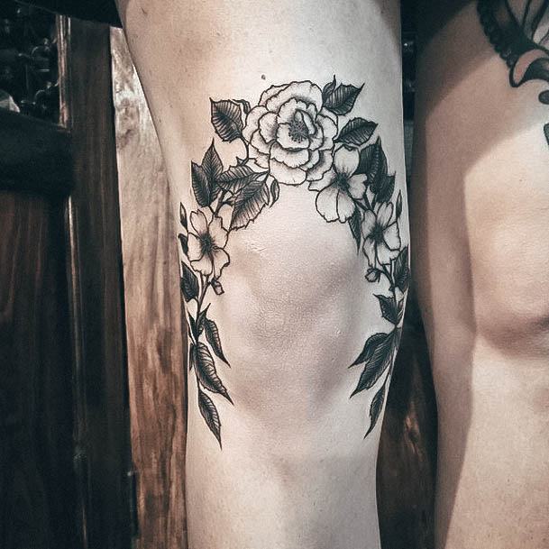 Knee Female Tattoo Designs