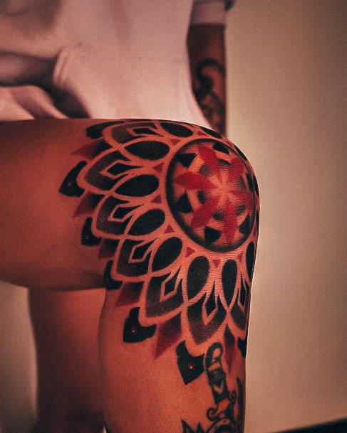 Knee Tattoo Design Inspiration For Women