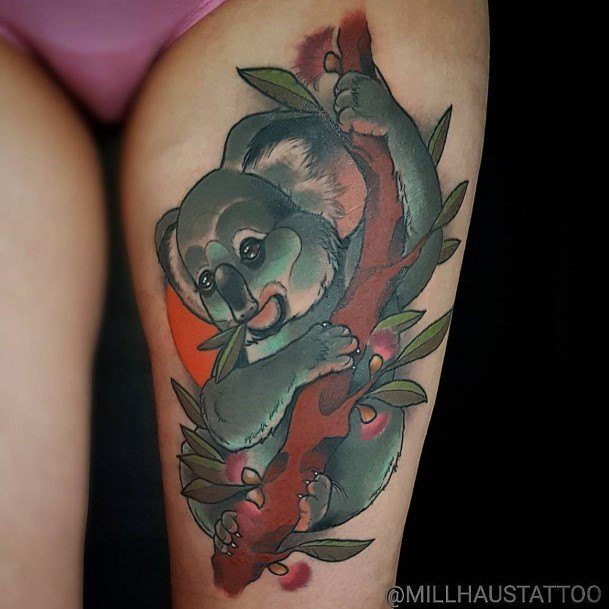 Koala Tattoo Design Inspiration For Women