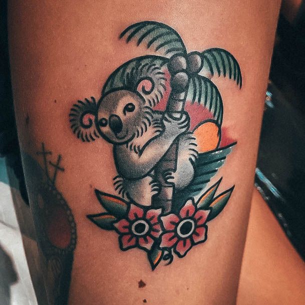 Koala Tattoo For Ladies