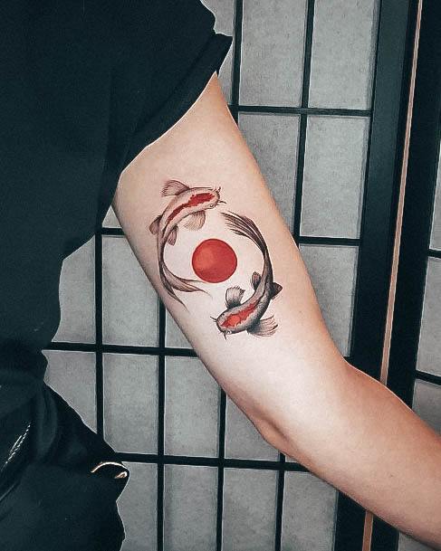 Koi Fish Tattoos Feminine Ideas