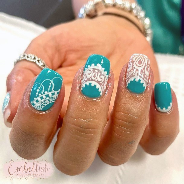 Lace Womens Nails