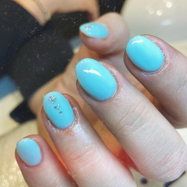 Ladies Azure Nail Design Inspiration