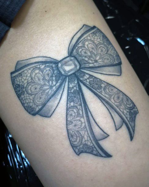 Top 100 Best Bow Tattoos For Women - Looped Knot Design Ideas