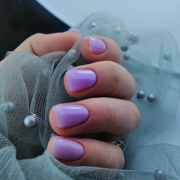 Ladies Bright Purple Nail Design Inspiration