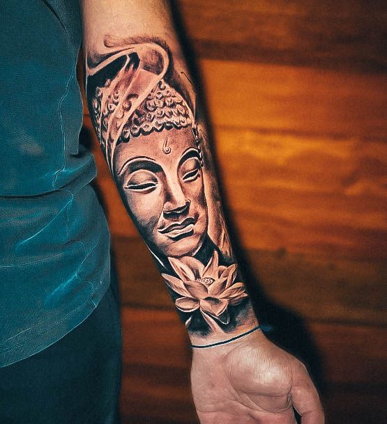 Ladies Buddha Tattoo Design Inspiration