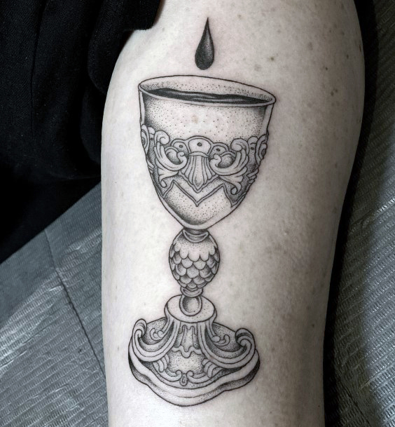 Ladies Chalice Tattoo Design Inspiration