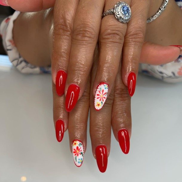 Ladies Cinco De Mayo Nail Design Inspiration