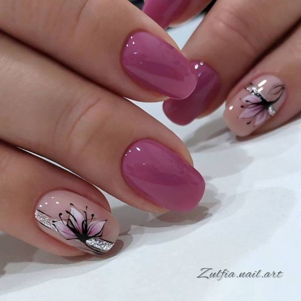 Ladies Date Nail Design Inspiration