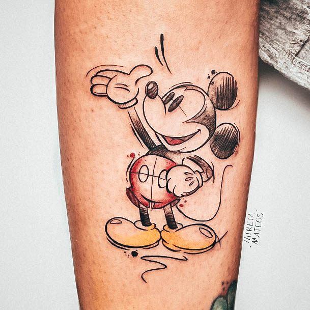 Ladies Disney Tattoo Design Inspiration